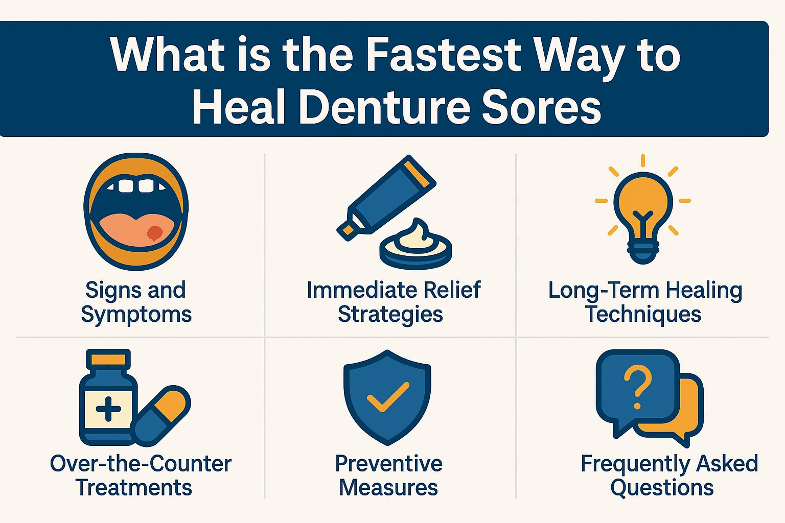 Fastest Ways to Heal Denture Sores for Better Oral Health